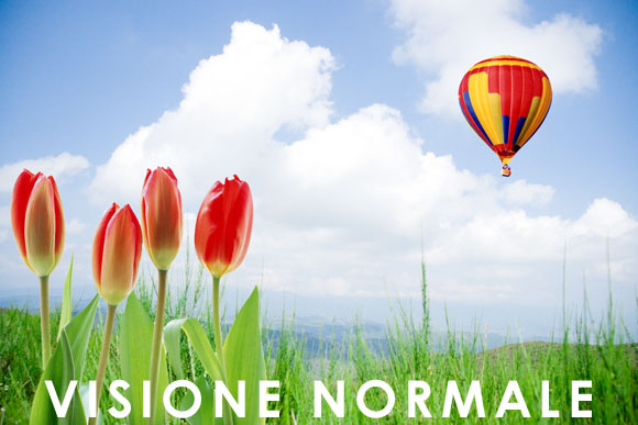 Presbiopia: visione normale